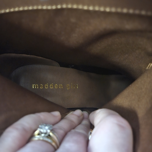 Madden Girl Brown Women's Heeled Boots. Size 10 NWOT - Picture 6 of 8